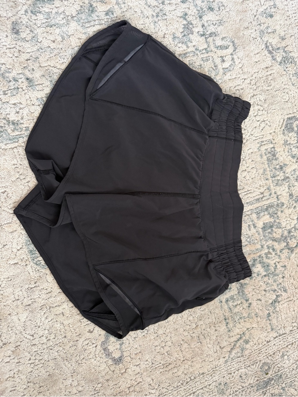 lululemon athletica Black Athletic Running Shorts